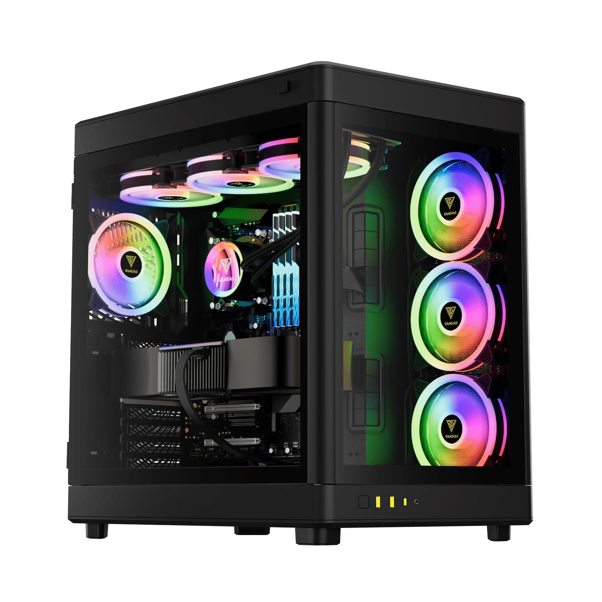 Kuro Cypher VII Workstation PC - AMD Ryzen 9 7900X, NVIDIA GeForce RTX 4080 Super 16GB Graphics, 32GB DDR5 RAM, 1TB NVME Gen3 M.2 SSD (~2000 Mbps), AC WiFi