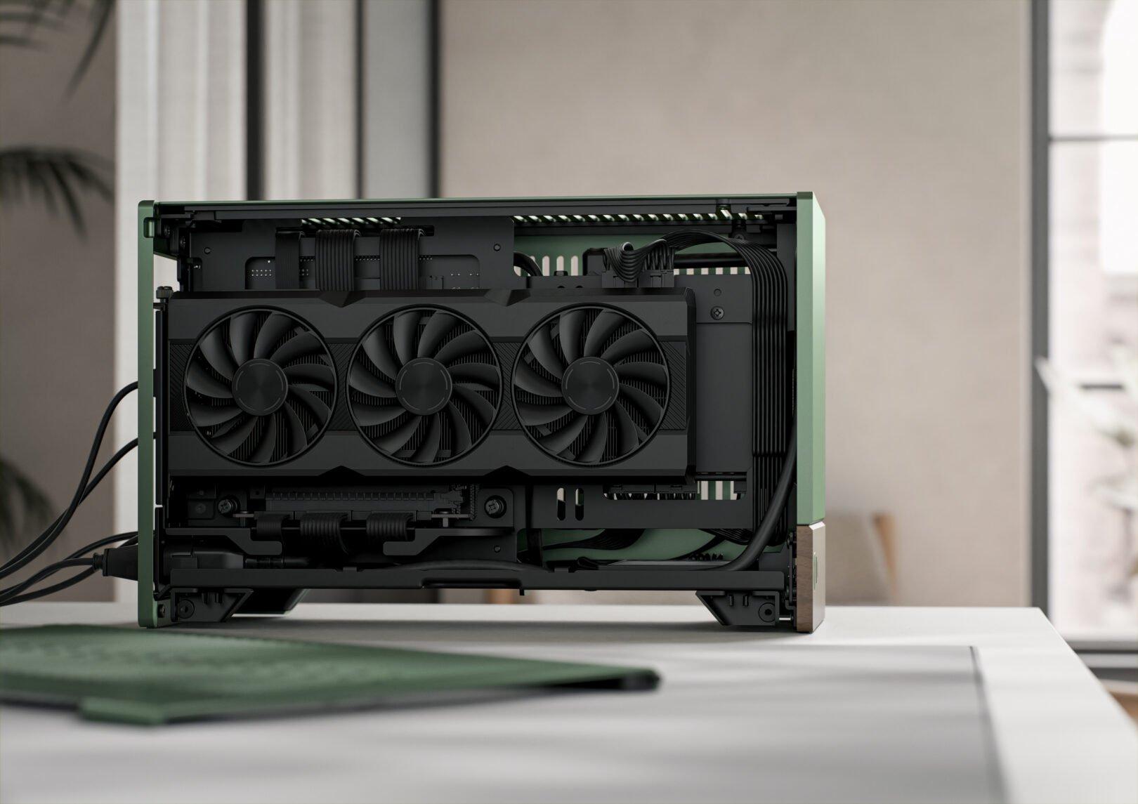 Kuro Aldnoah SFF PC - AMD Ryzen 7 7800X3D (V Cache), NVIDIA GeForce RTX 4080 Super 16GB Graphics, 64GB DDR5 RAM, 1TB Gen4 NVMe SSD (~4100 Mbps), AC WiFi