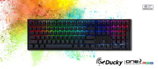 Ducky One 2 RGB Mechanical Keyboard with Cherry MX Red Key Switches
