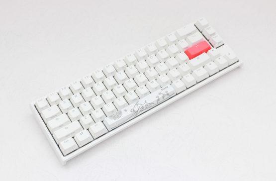 Ducky One 2 SF White Mechanical Keyboard with Cherry MX Silent Red Key Switches
