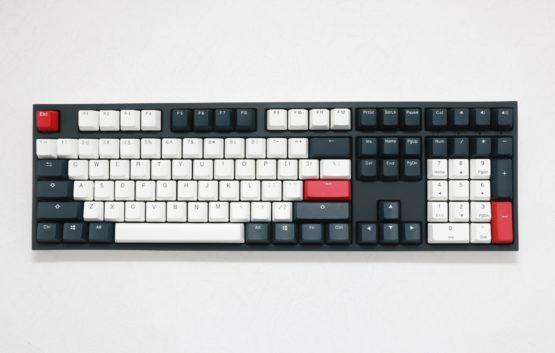 Ducky One 2 Tuxedo Mechanical Keyboard with Cherry MX Blue Key Switches