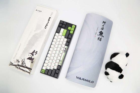 Ducky Miya Pro Panda Mechanical Keyboard with Cherry MX Blue Key Switches