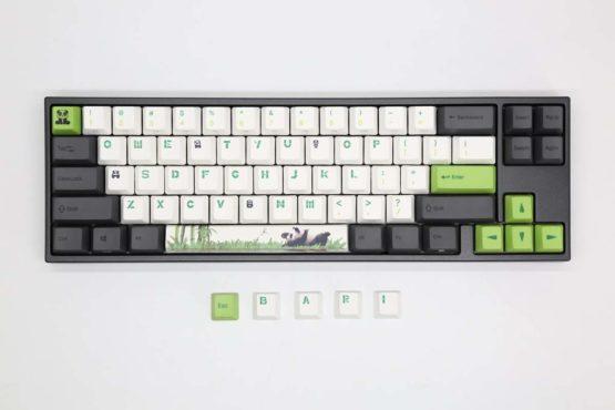 Ducky Miya Pro Panda Mechanical Keyboard with Cherry MX Blue Key Switches