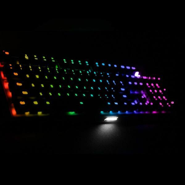 Gigabyte AORUS K9 Optical Blue Mechanical Gaming Keyboard‚ Splashproof‚ Full RGB Backlighting - Swappable Switches‚ Braided Cable‚ Cable Management‚ Floating Key Design