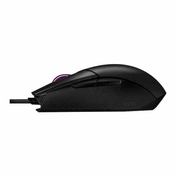 Asus ROG Strix Impact II Ambidextrous Ergonomic Wired Gaming Mouse (6200 DPI, Optical Sensor, Omron Switches, Aura RGB Lighting)