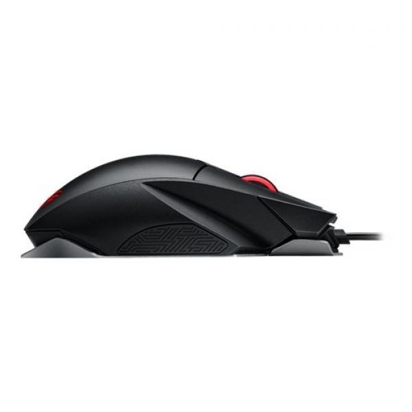 Asus ROG Spatha Ergonomic Wired/Wireless MMO Gaming Mouse (8200 DPI, Laser Sensor, Omron Switches, Aura RGB Lighting)