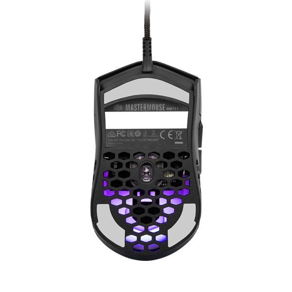 Cooler Master MM711 RGB Ambidextrous Wired Gaming Mouse (16000 DPI, PixArt PMW3389 Sensor, RGB Lighting, Omron Switches, 1000Hz Polling Rate)