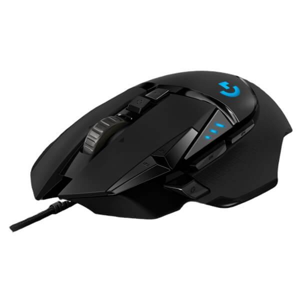 Logitech G502 Hero High Performance Wired Gaming Mouse, Hero 25K Sensor, 25,000 DPI, RGB, Adjustable Weights, 11 Programmable Buttons, On-Board Memory, PC/Mac