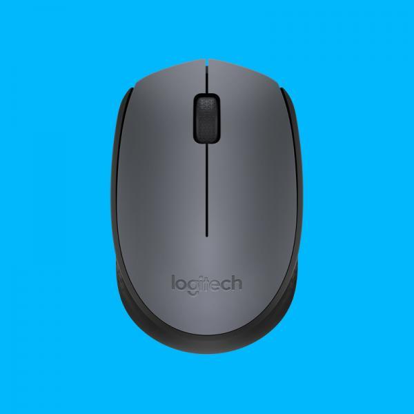 Logitech M171 Ambidextrous Wireless Mouse (Grey)