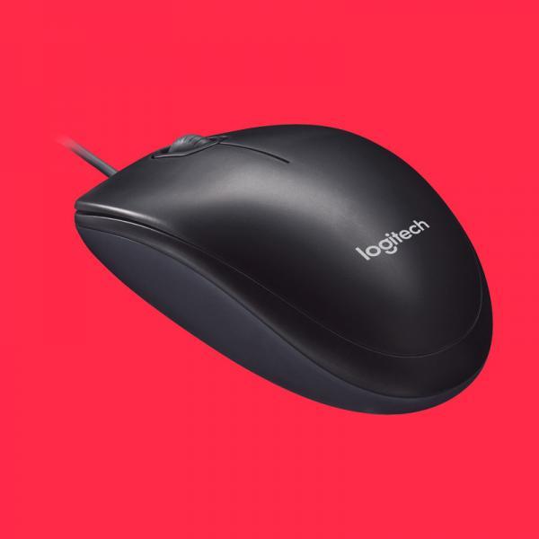 Logitech M90 Black Ambidextrous Wired Mouse (Optical Sensor)