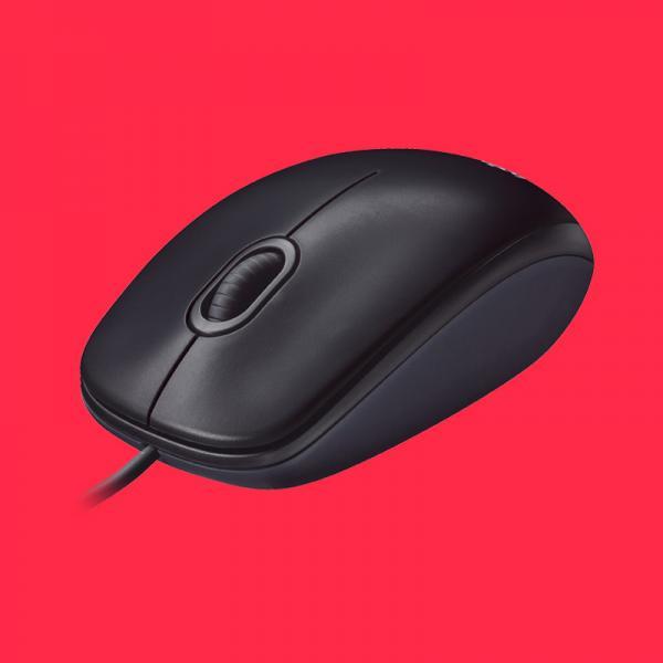Logitech M90 Black Ambidextrous Wired Mouse (Optical Sensor)