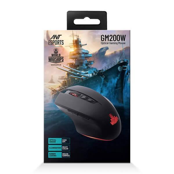 Ant Esports GM200W Gaming Mouse (Black)
