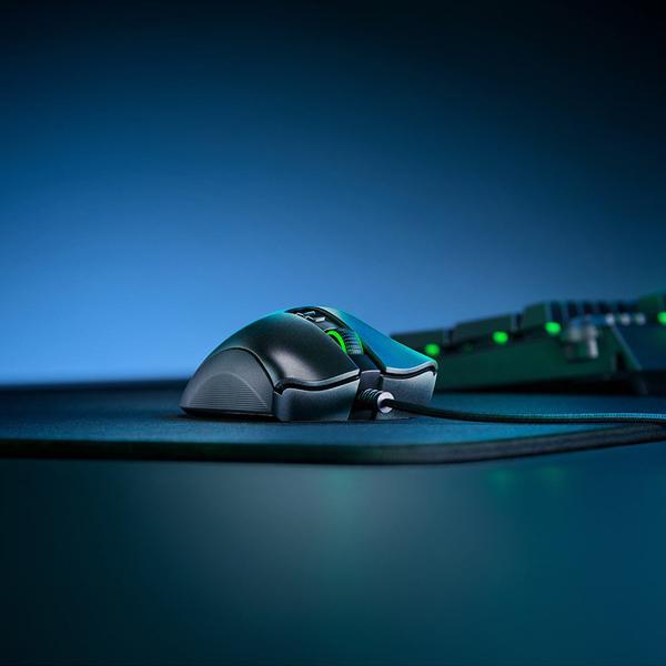 Razer DeathAdder V2 RGB Ergonomic Wired Gaming Mouse (20000DPI, Optical Sensor, RGB Chroma Lighting, Black)