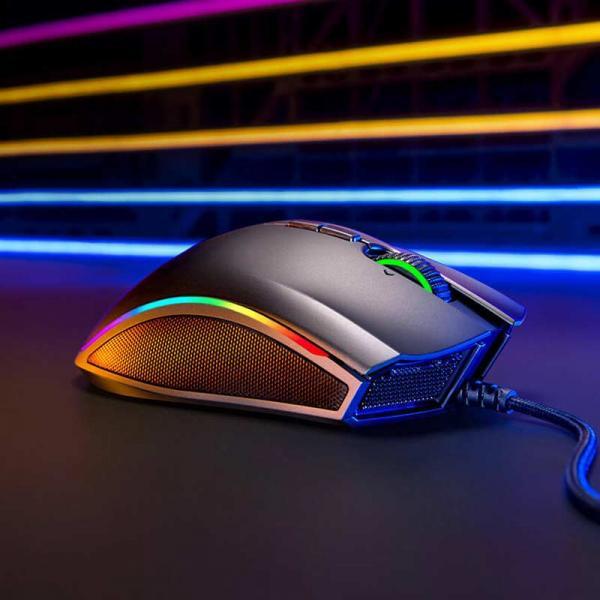 RAZER MAMBA ELITE Ergonomic Wired Gaming Mouse  (16000 DPI, 5G Optical Sensor, RGB Chroma Lighting, 1000Hz Ultrapolling)