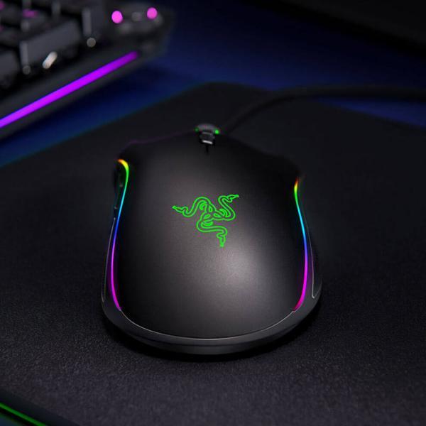 RAZER MAMBA ELITE Ergonomic Wired Gaming Mouse  (16000 DPI, 5G Optical Sensor, RGB Chroma Lighting, 1000Hz Ultrapolling)