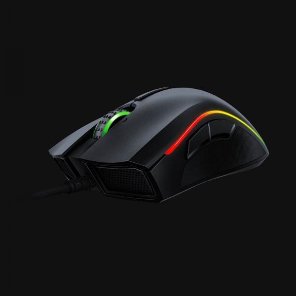 RAZER MAMBA ELITE Ergonomic Wired Gaming Mouse  (16000 DPI, 5G Optical Sensor, RGB Chroma Lighting, 1000Hz Ultrapolling)