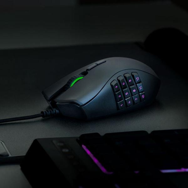 RAZER NAGA TRINITY Ergonomic Wired Mechanical Gaming Mouse - (16,000 DPI, 5G Optical Sensor, RGB Chroma Lighting, 1000Hz Ultrapolling)