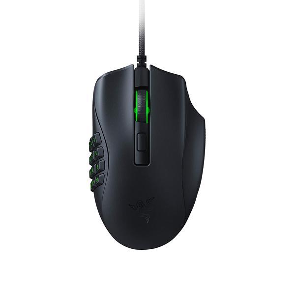Razer Naga X Ergonomic Wired Gaming Mouse (18000 DPI, Optical Sensor, RGB Chroma Lighting, Black)