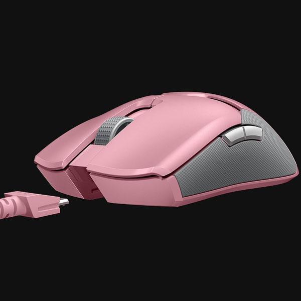 Razer Viper Ultimate Wireless Gaming Mouse With Charging Dock (20000 DPI, Optical Sensor, RGB Chroma Lighting, Quartz)