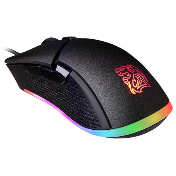 Thermaltake Tt eSPORTS Iris Optical RGB Ergonomic Wired Gaming Mouse (5000DPI, RGB Lighting, 2000Hz Polling Rate)