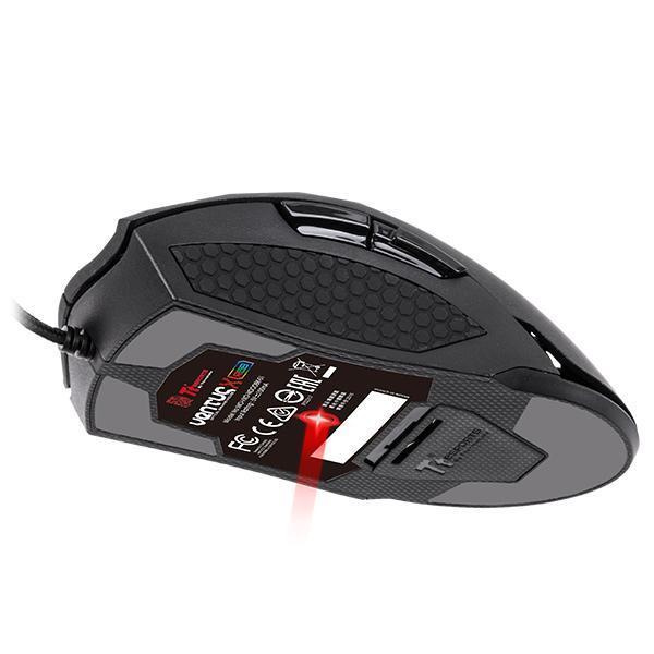 Thermaltake Ventus X Optical Rgb Ergonomic Wired Gaming Mouse MO-VXO-WDOOBK-01 - (12000DPI, RGB Lighting, 1000HZ Polling Rate)