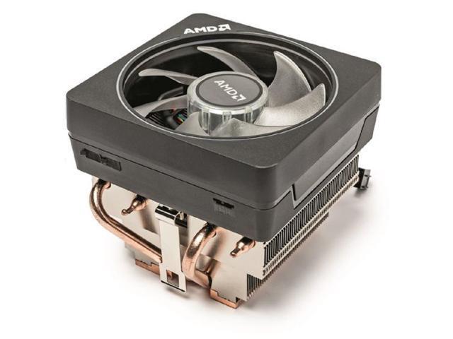 AMD Wraith Prism Socket AM4 4-Pin Connector CPU Cooler With Copper Core Base & Aluminum Heatsink & 4.13-Inch Fan With Pre-Applied Thermal Paste For Desktop PC Computer [RePacked]