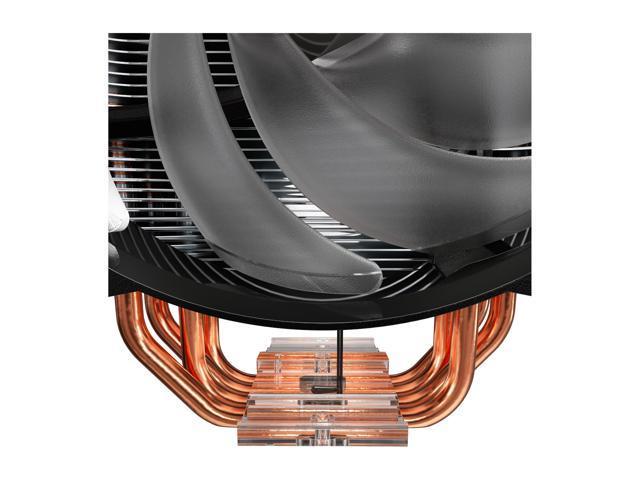 Cooler Master MasterAir MA410M Addressable RGB CPU Air Cooler w/ Independently LEDs, 4 Continuous Direct Contact 2.0 Heatpipes, Aluminum Fins, Push-Pull, Dual MF120R 120mm Fans, AMD Ryzen/Intel1151
