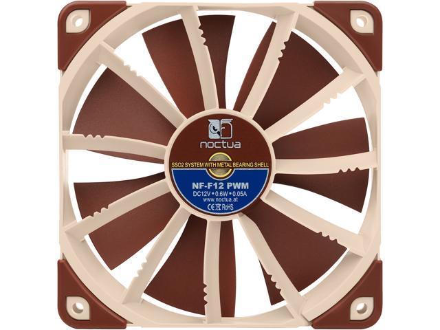 Noctua NF-F12 PWM, Premium Quiet Fan, 4-Pin (120mm, Brown)