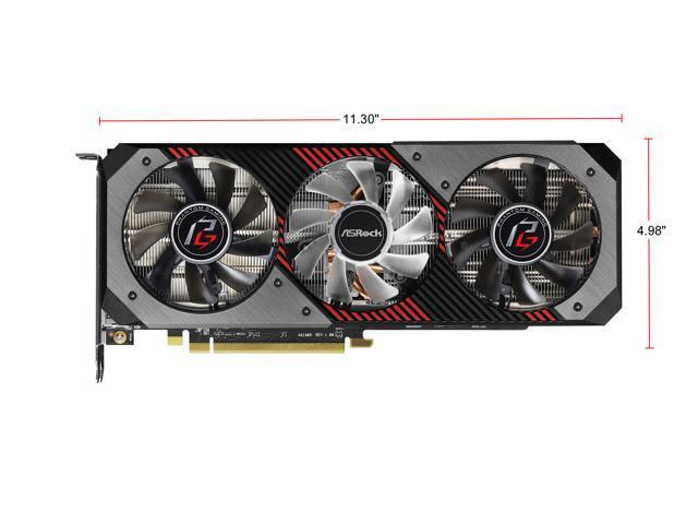 ASRock Phantom Gaming D Radeon RX 5700 XT 8G OC Video Card, RX5700XT PGD 8GO