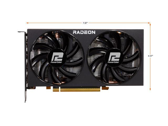 PowerColor Fighter Radeon RX 6600 8GB GDDR6 PCI Express 4.0 ATX Video Card