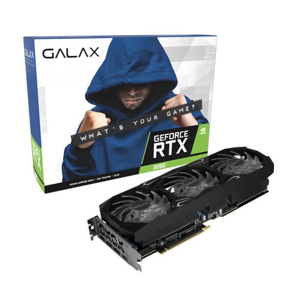 Galax GeForce RTX 3080 SG (1-Clip Booster) 10GB GDDR6X 320-bit Gaming Graphics Card