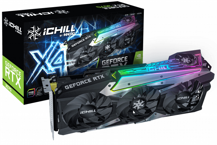 Inno3d GeForce RTX 3070 Ichill X4 LHR 8GB GDDR6 256-bit Gaming Graphics Card