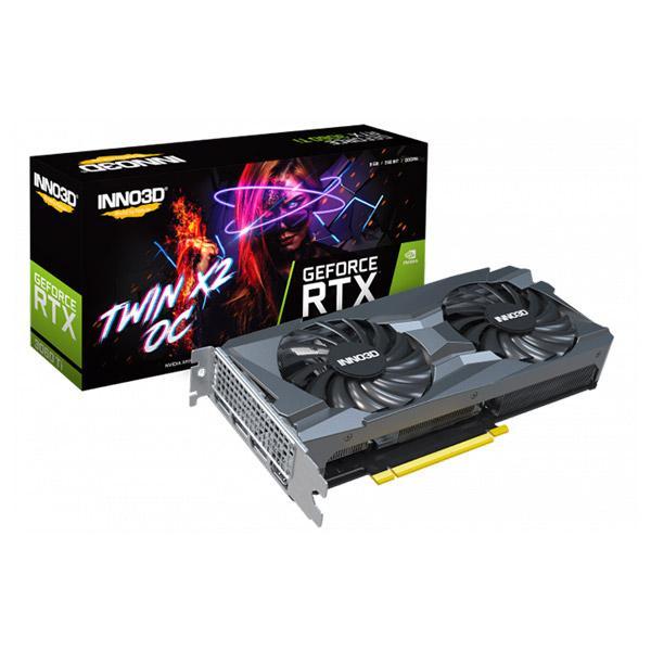 Inno3d GeForce RTX 3060 Ti Twin X2 LHR 8GB GDDR6 256-bit Gaming Graphics Card