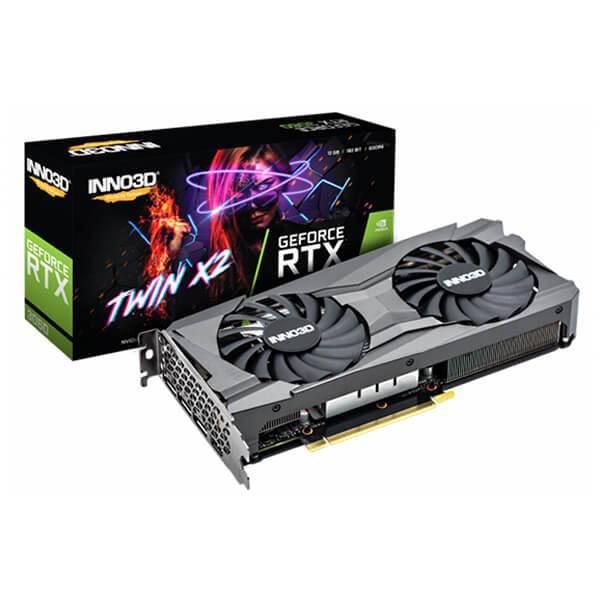 Inno3d GeForce RTX 3060 Twin X2 LHR 12GB GDDR6 192-bit Gaming Graphics Card