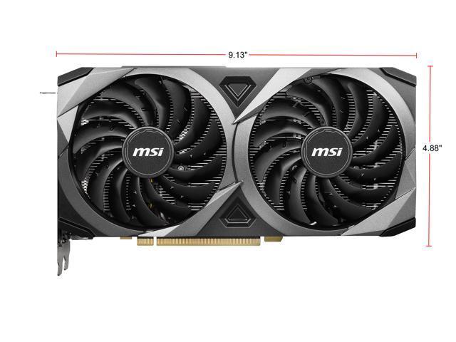 MSI GeForce RTX 3070 DirectX 12 RTX 3070 VENTUS 2X OC 8GB 256-Bit GDDR6 PCI Express 4.0 HDCP Ready Video Card