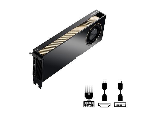 PNY NVIDIA Quadro RTX A6000 48GB Graphics Card 384-bit GDDR6 PCI Express 4.0 x16 Workstation Video Card