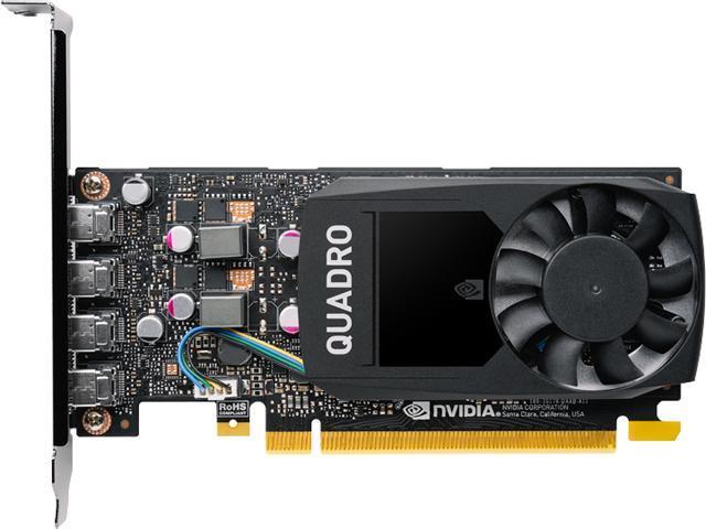 PNY Quadro P1000 VCQP1000V2-PB 4GB 128-bit GDDR5 PCI Express 3.0 x16 Low Profile Video Cards - Workstation