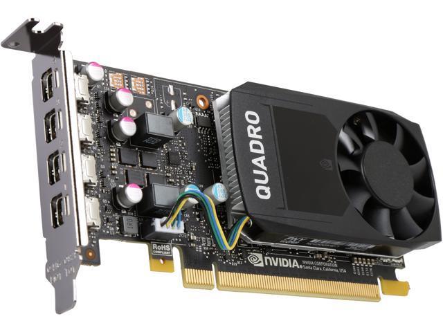 PNY Quadro P600 VCQP600-PB 2GB 128-bit GDDR5 PCI Express 3.0 x16 Low Profile Video Cards - Workstation