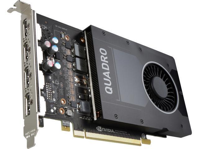PNY Quadro P2000 VCQP2000-PB 5GB 160-bit GDDR5 PCI Express 3.0 x16 Video Cards - Workstation