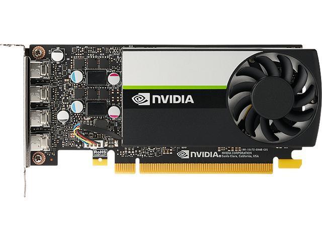 PNY / NVIDIA T1000 4GB GDDR6 Graphic Card - Low Profile - Single Slot Professional Video Card for Workstation & Data Centers 