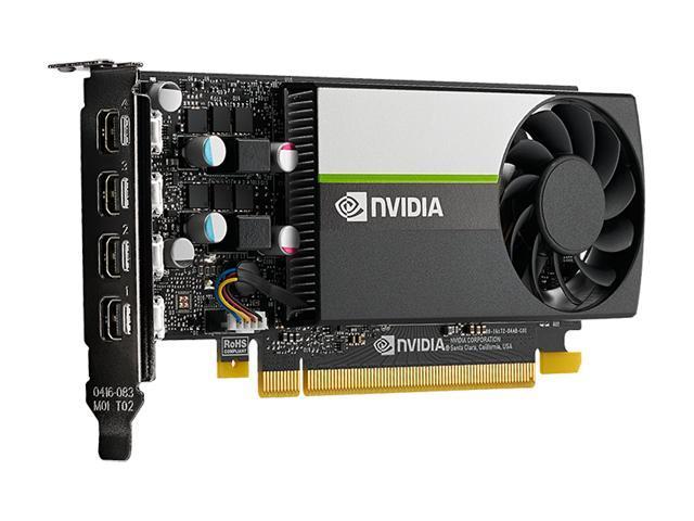 PNY / NVIDIA T1000 4GB GDDR6 Graphic Card - Low Profile - Single Slot Professional Video Card for Workstation & Data Centers 