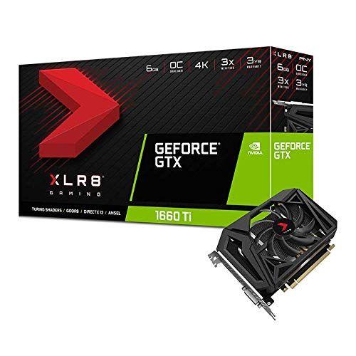 PNY GeForce GTX 1660 Ti 6GB XLR8 Gaming Overclocked Edition GDDR6 Graphics Card