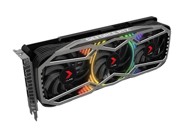 PNY XLR8 GeForce RTX 3080 Ti 12GB GDDR6X PCI Express 4.0 Gaming REVEL™ EPIC-X RGB™ Triple Fan Graphics Card (LHR)