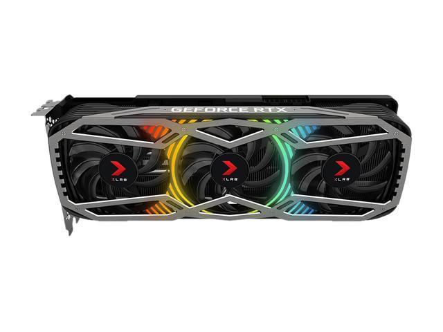 PNY XLR8 GeForce RTX 3080 Ti 12GB GDDR6X PCI Express 4.0 Gaming REVEL™ EPIC-X RGB™ Triple Fan Graphics Card (LHR)