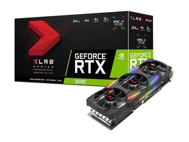 PNY GeForce RTX 3090 24GB XLR8 Gaming EPIC-X RGB Triple Fan Graphics Card
