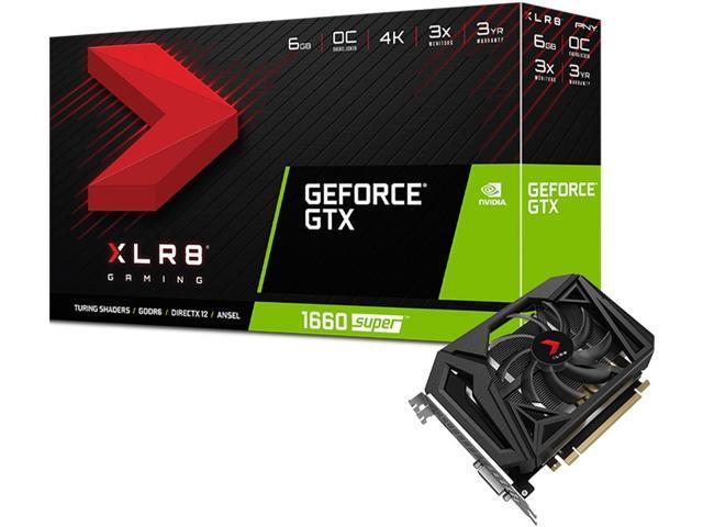 PNY XLR8 GeForce GTX 1660 SUPER 6GB GDDR6 PCI Express 3.0 x16 Video Card