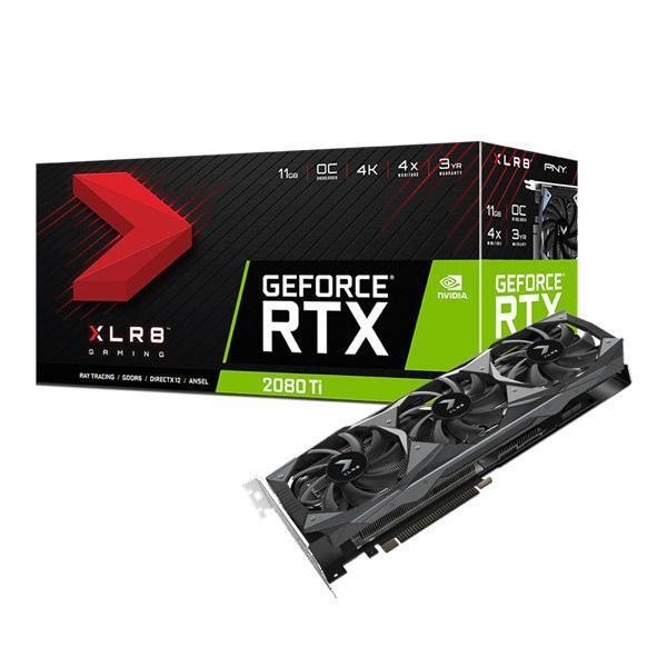 Pny Nvidia GeForce RTX 2080 Ti 11GB GDDR6 XLR8 Gaming Overclocked Edition 352-bit Gaming Graphics Card