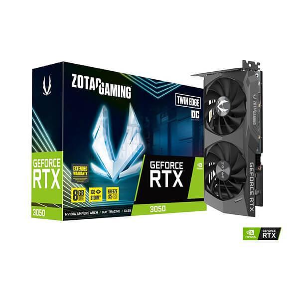 Zotac Gaming GeForce RTX 3050 Twin Edge OC 8GB GDDR6 128-bit Graphics Card