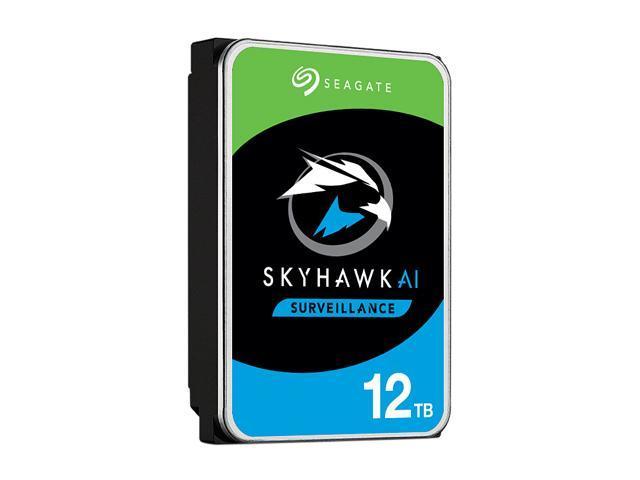 Seagate SkyHawk AI ST12000VE001 12TB 7200 RPM 256MB Cache SATA 6.0Gb/s 3.5" Internal Hard Drive