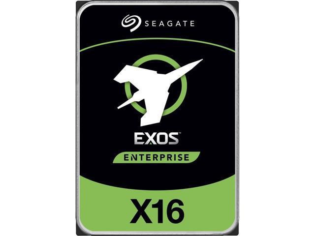 Seagate Exos X16 ST14000NM003G 14TB 7200 RPM 256MB Cache SATA 6.0Gb/s 3.5" Hard Drives, 512E/4KN, SED Bare Drive